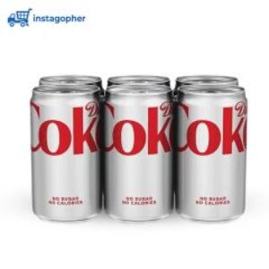 Diet Coke Soda – 6 pk Canned