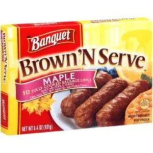 Banquet Brown N Serve Maple Sausage Links 10 Count