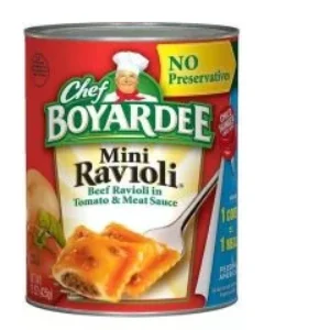 Chef Boyardee Mini Beef Ravioli Soup – Canned