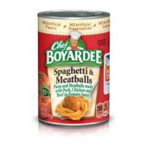 Chef Boyardee Spaghetti & Meatballs Soup – Canned