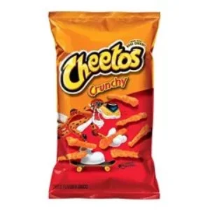 Frito lays cheetos crunchy cheddar chips