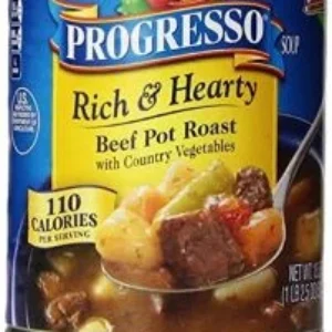 Progresso Rich & Hearty Beef Pot Roast with Country Vegetables Soup – Canned