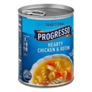 Traditional Progresso Hearty Chicken & Rotini Soup – Canned